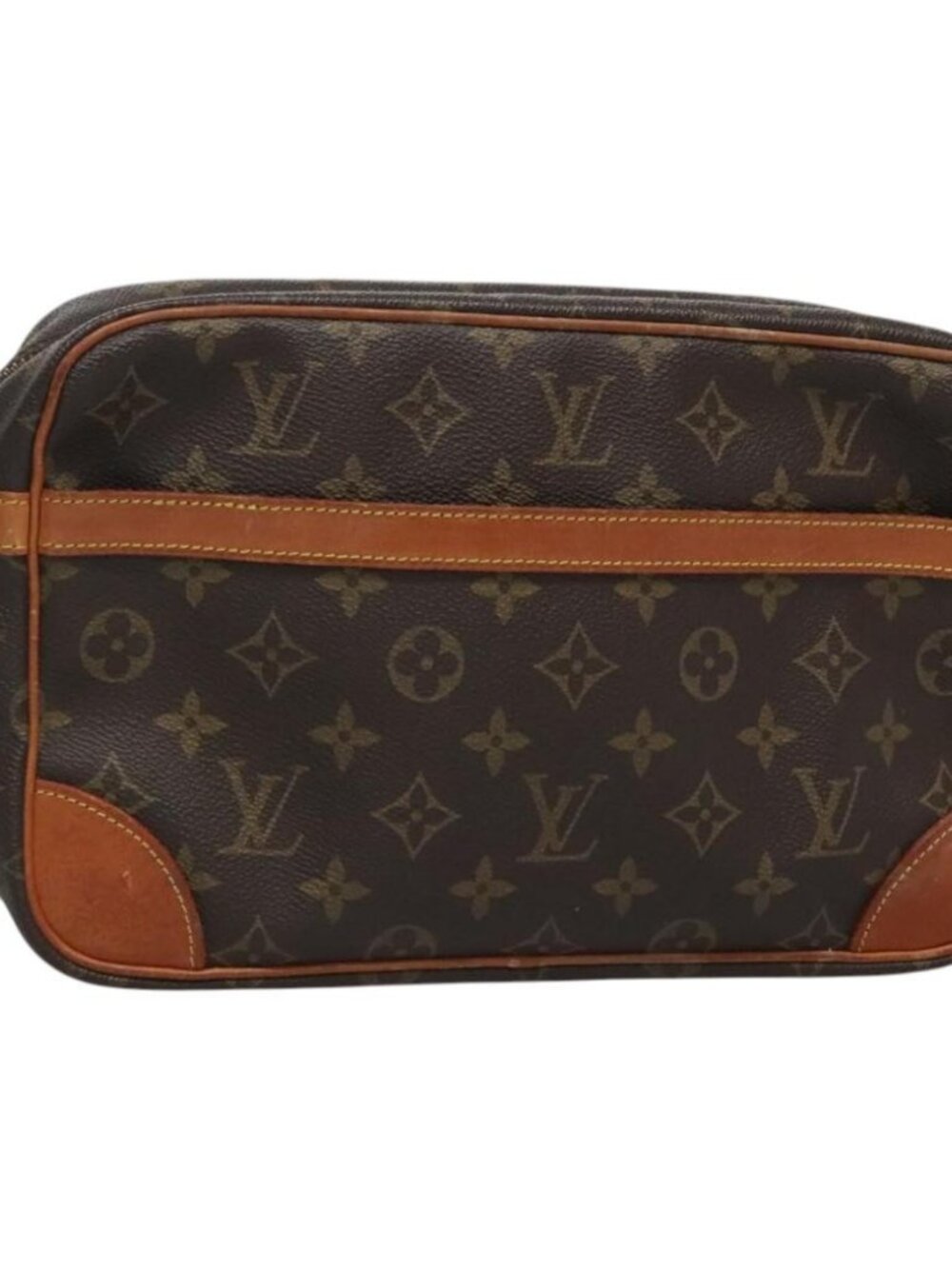 LOUIS VUITTON Monogram Compiegne 28 Clutch Bag M51845 LV Auth th6047